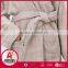 100% cotton fashion long sleeve comfortable bathrobe