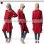 cotton blend muslim long shirt dress/jnj muslim Arabian abaya kaftan women shirt/ islamic muslim women dress