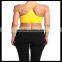 Seamless Cross Strap Back SPORTS BRA TANK TOP Stretch Bandeau Cami yellow color