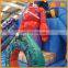 Robot factory inflatable fun city, jumping inflatable bouncer with slide
