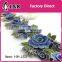 HH-L102 elegant 3D embroidery flower lace