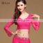 S-3102 Hot sales beautiful lace sexy belly dance top