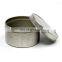 Dongguan factory candle soy round cylinder screw cap aluminium tin