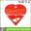 2015 Heart-shaped Christmas gift tin box
