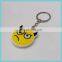 hot fashion emoji 24 styles of PVC emoji keychains