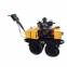 Hydrostatic drive hand-push  double drum road roller with diesel