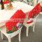 Cheap Christmas Santa Hat Home Decoration New Room Halloween Decoration Universal Back Chair Covers