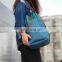 Custom Fashion Laptop Felt Backpack With Leather Shoulder Strap