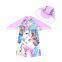 Baby Girl  Swimsuit With Hat Custom Swimwear One Piece Swimsuit