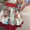 Christmas Baby girl dress Girls party dresses Red ball grown for 0-6T
