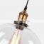 Creative Retro Ceiling Chandelier Lamp for Home Bar Vintage Glass Pendant Light Fixtures