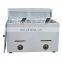 Energy Saving CE Certificate Functional Commercial Chips 2 tank 2 basket Gas fryer