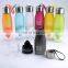 plastic fruit juice bottle fruit infuser water bottle lemon cup