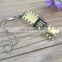 OEM colorful Jewelry Zinc Alloy  USB Flash Drives with Pearl Keychain metal u disk customized logo memory sticker