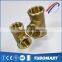 Factory supply brass screw fittings for copper pipe with CE certificate