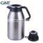 GiNT 1.6L Promotional Customized Teapot Stainless Steel Portable Glass Inner Coffee Pots