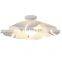 New Design Warm Romantic Flower Living Room Ceiling Lamp White LED Metal Bedroom Ceiling Lamp