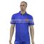two-tone color combination collar design double mercerized cotton polo shirts for worker