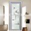 Hot sale aluminum bathroom decoration glass door Modern metal toilet door