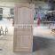 Simple design wood door 2 wood panel mahogany solid wood door