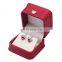 Multifunctional  Velvet Inside Pu Leather Jewelry Box Earrings Necklace Pendant Ring Box