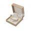 Factory direct supply custom logo pu leather jewelry box bracelet box