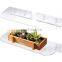 Acrylic Window Plant Shelf Strong Suction Cup Book Shelf Floating Wall Shelf