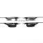 4Pcs ABS Chrome Carbon Fiber Accessory For BMW X5 X6 F15 F16 2014 2015 2016 Interior Door Handle Bowl Trim Car Styling