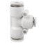 Plastic PEG series Tee Union Tube Reducer Connectors Penumatic Air Fittings