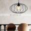 HUAYI Cheap Price E27 Iron Indoor Living Room Dining Room French Pendant Light Modern Chandelier