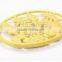 round color enameled cast iron Trivet