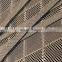 Cheap price light customized color slotted hole decorative perforated metal mesh wall facade panels