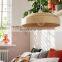 Wholesale Natural Spun Bamboo Lampshade indoor Coiled Bamboo Pendant Light Manufacture in Vietnam