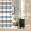 Wave Jacquard Printing Shower Curtain