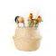 Mini Natural Seagrass Belly Basket Hanging Basket Eco Friendly Straw Plant Holder Storage Basket Decor Home High Quality