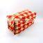 Fashion Hounstooth Cosmetic Bag For Women Canvas Women Travelling Cosmetic Bag