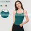 Ribbed Recycled Sling Sports Fitness Bras Wholesale U Hem Breathable Yoga Crop Gym Tops