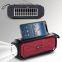 Solar Charging Portable Led Solar Torch Light BT Speaker With Phone Stand Outdoor Fm Radio 1200mah Built-in Battery