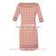 2016 spring hot sale fashion cotton dress design with high quality ladies western dress design D276