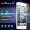 Mobile phone accessories tempered glass screen protector for iphone 5