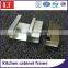 Anodize ss brush polished Modular aluminum profile for kitchen cabinet door fframe and handles