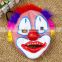 In stock Masquerade cosplay props Halloween scary latex clown masks make funny joker mask