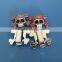 Compet Wholesale 10mm Rhinestone Slide Skulls for Bracelets & Pet Collars