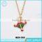 Yiwu Latest Designs Gold Plating Cancer Crab Necklace Jewelry