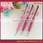 Crystal Ballpoint Pen set,crystal filled pens, with stylus touch pen
