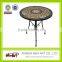 Metal living room mosaic furniture garden metal outdoor mosaic furniture set
