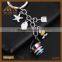 2014 most popular promotion custom metal key chain
