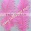 Large Pink Bulk Cheap Ostrich Feather For Wedding Decoration Centerpieces
