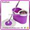 2015 most popular 2 device hand spin mop with color box