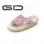 Newest style hot popular sexy design summer fancy slippers shoes